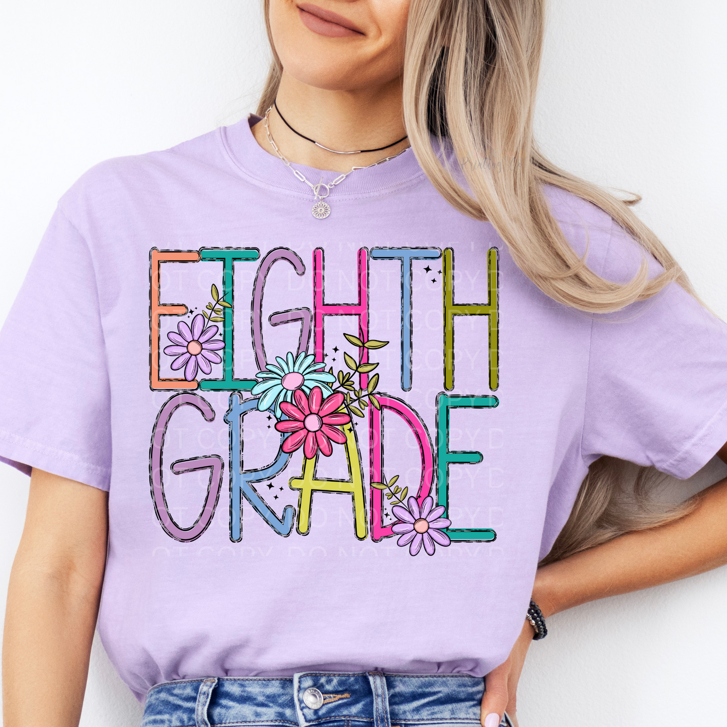 Eighth Grade Cute Floral