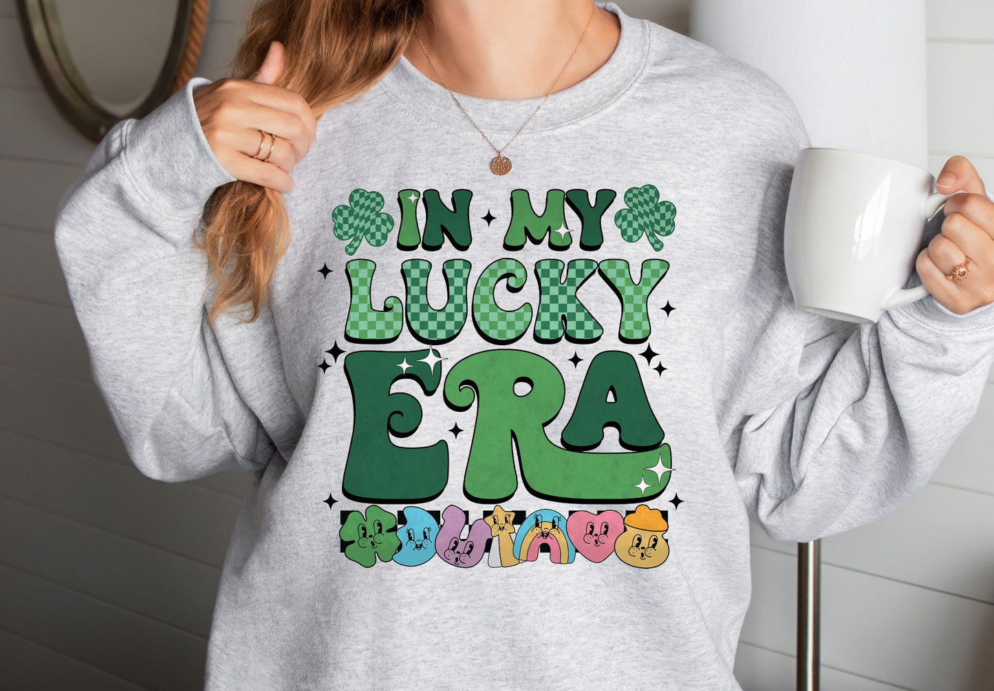 In My Lucky Era Green Checkered