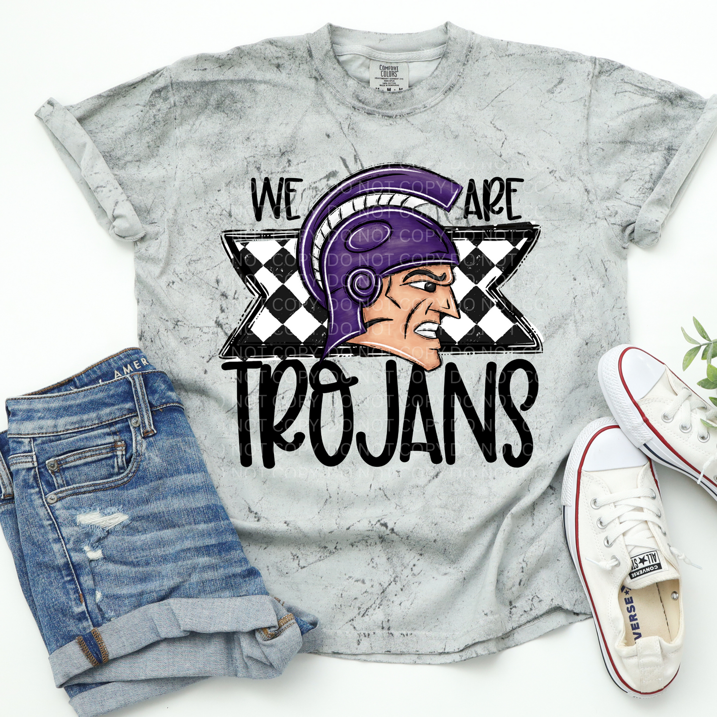 We Are Red Trojans (Purple)