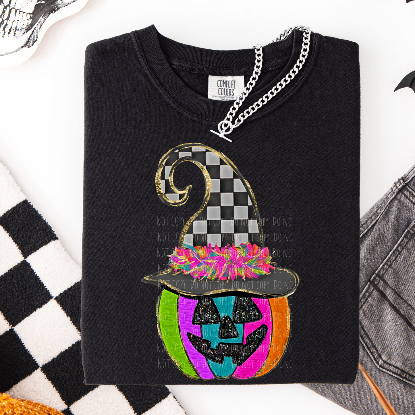 Funky Colorful Jack O Lantern