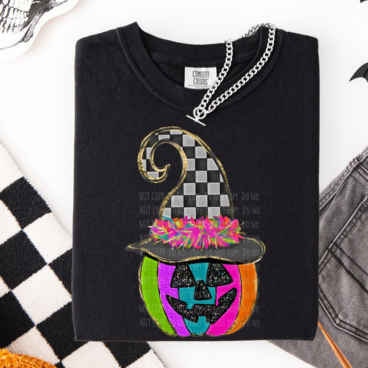 Funky Colorful Jack O Lantern