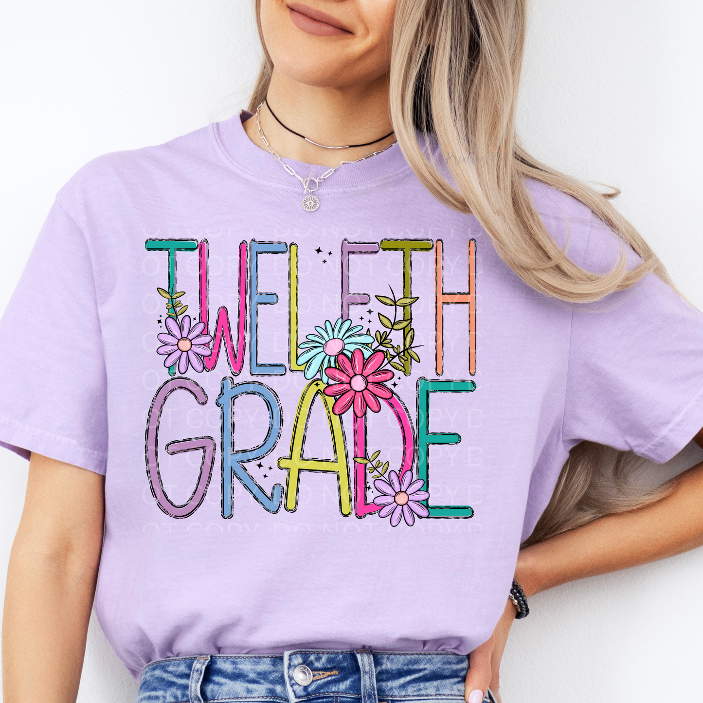 Twelfth Grade Cute Floral