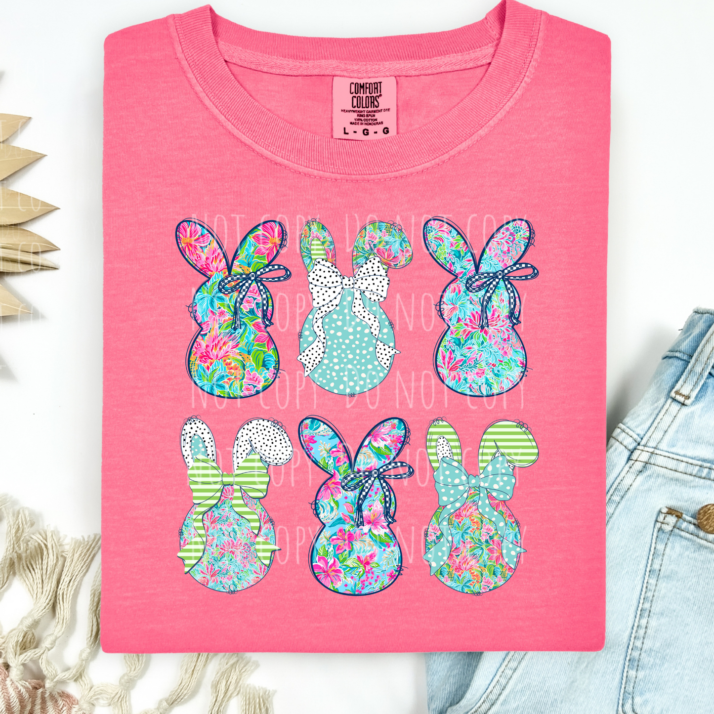 Floral Bunny Collage