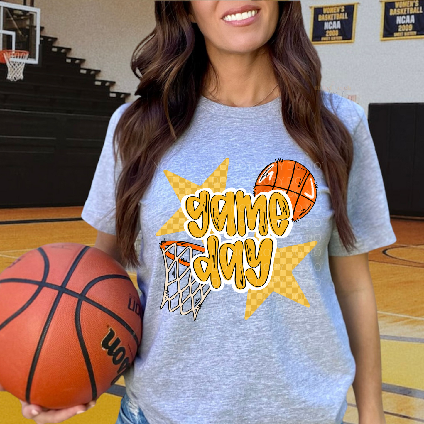 Game Day Basketball (yellow)
