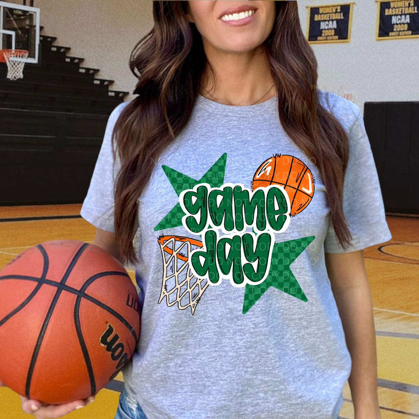 Game Day Basketball (green)