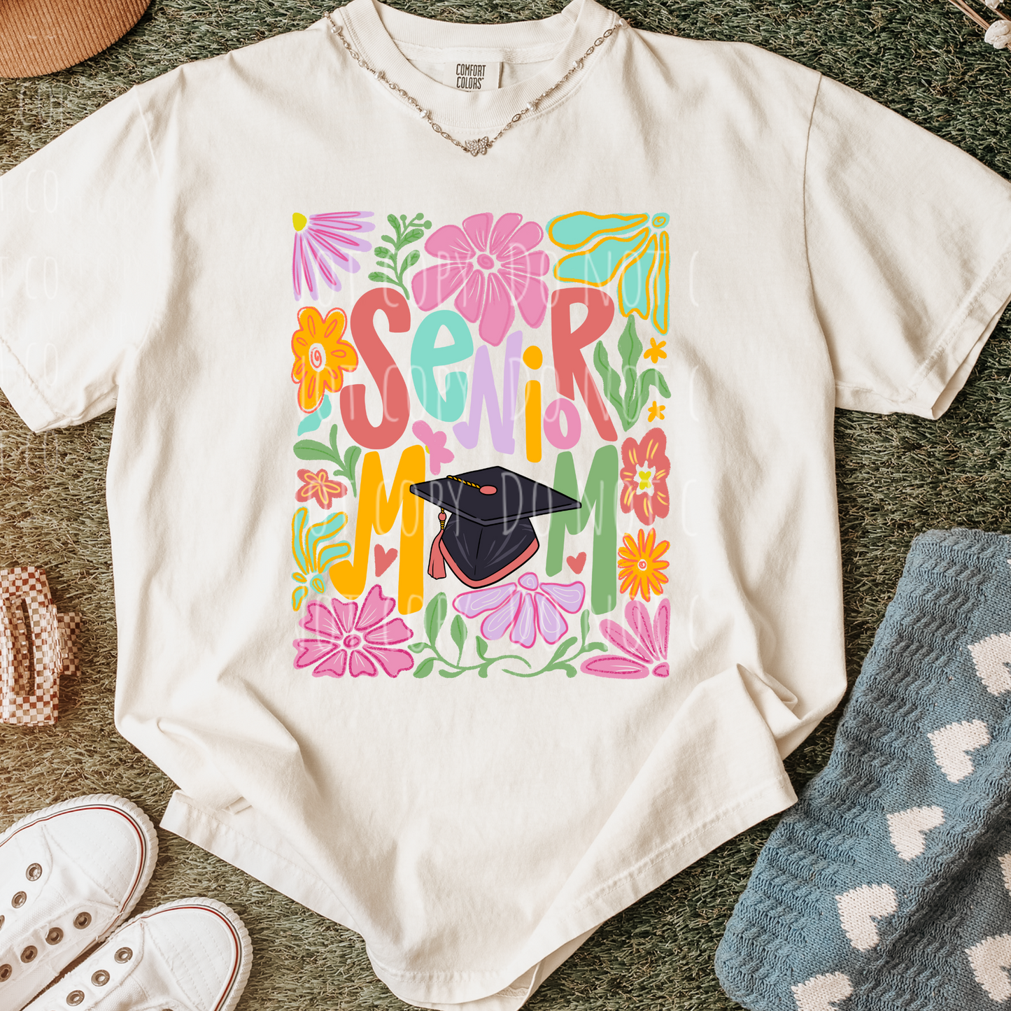 Senior Mom Boho Floral