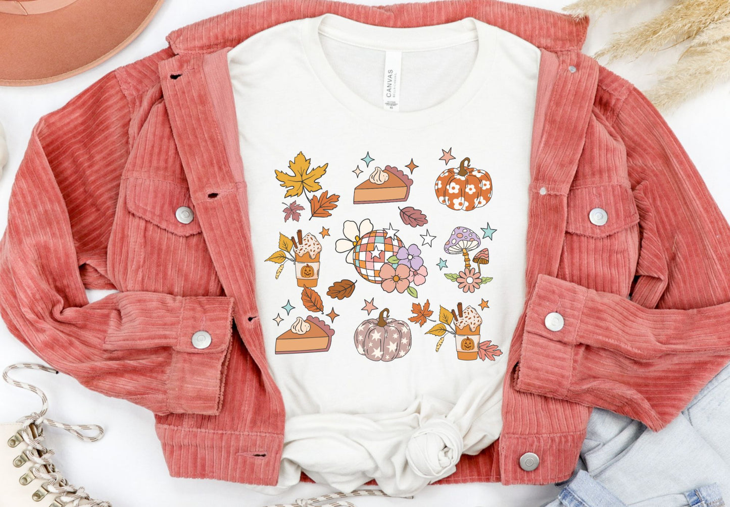 Fall Things Retro Collage