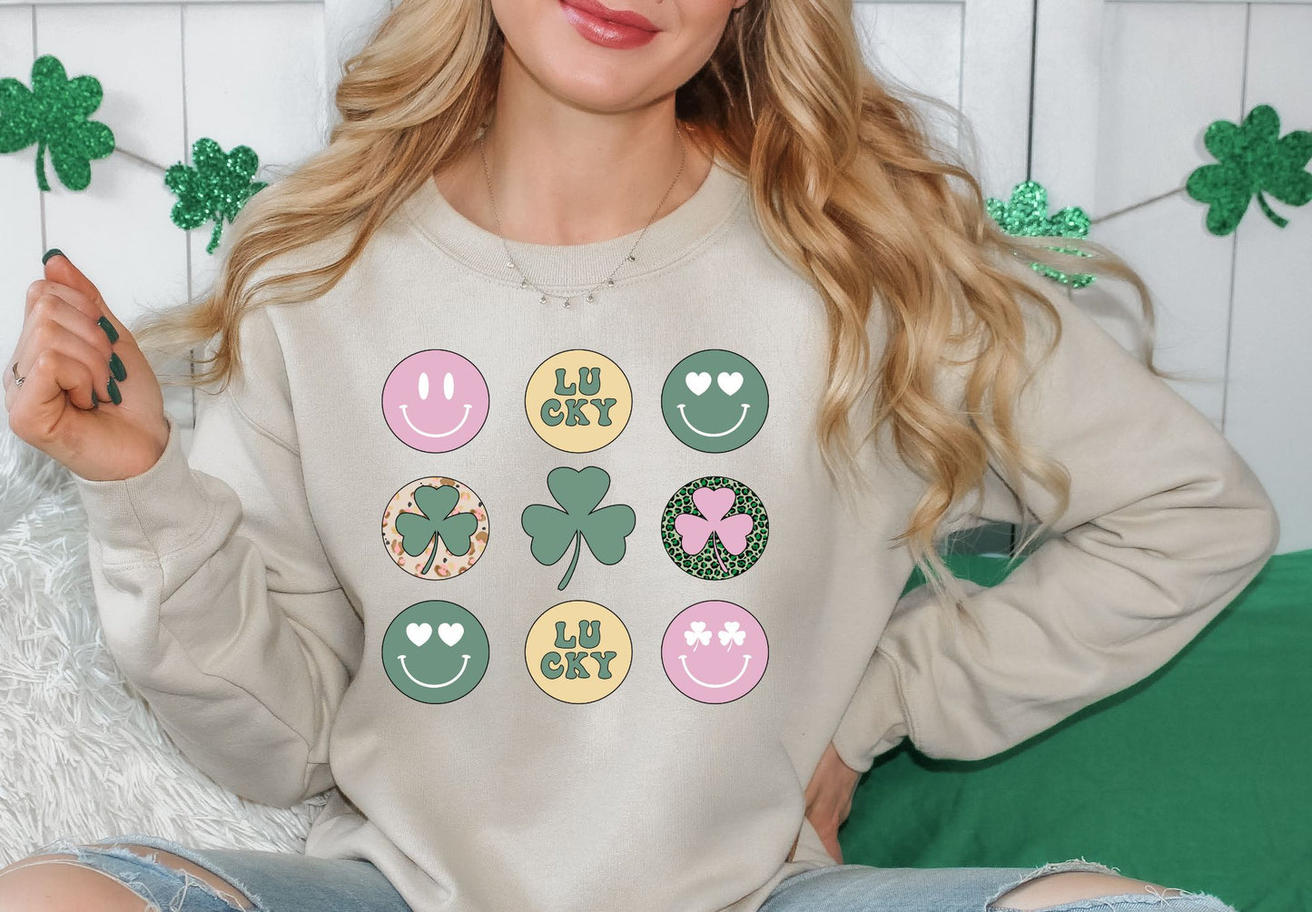 Smiley Shamrock Collage