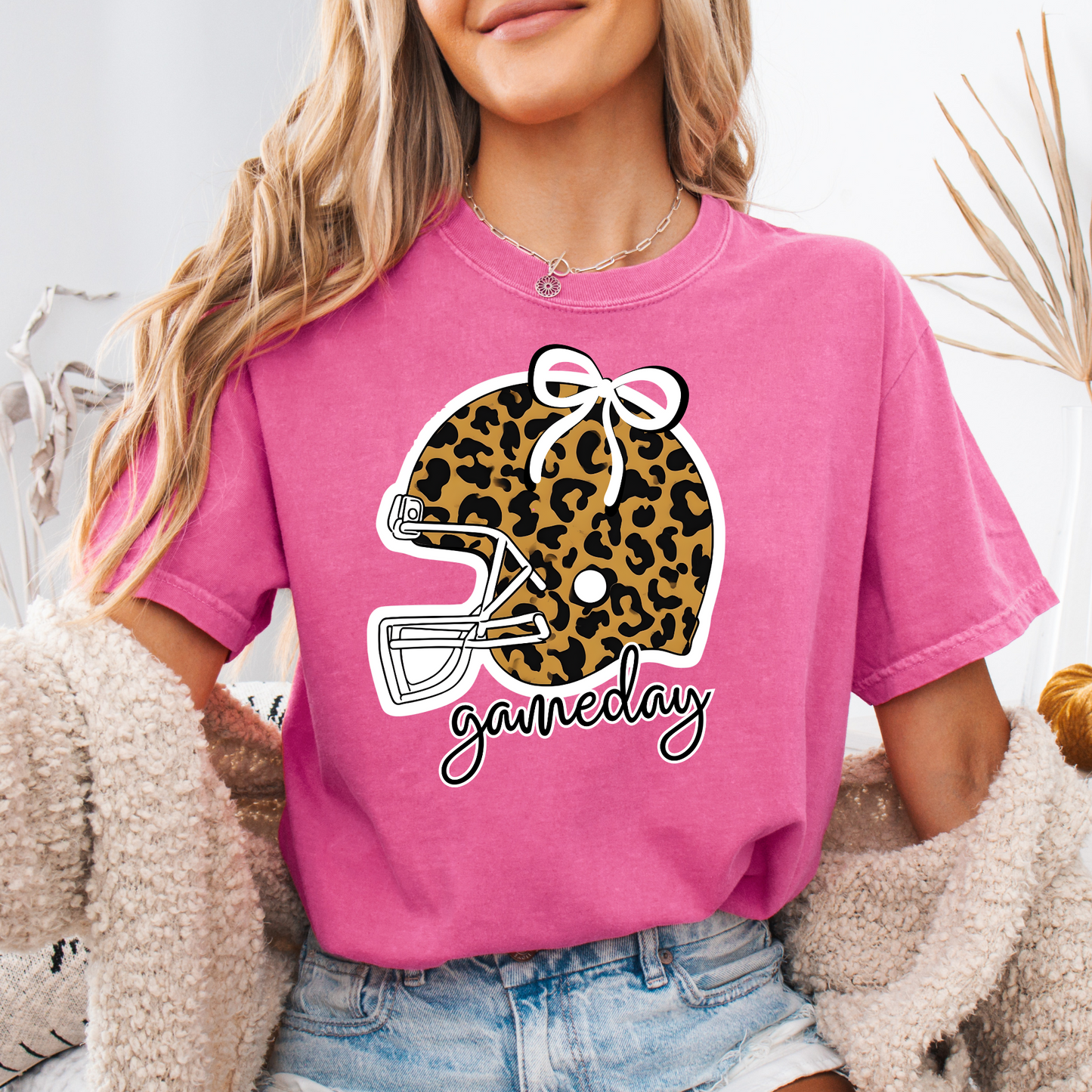 Game Day Leopard Helmet