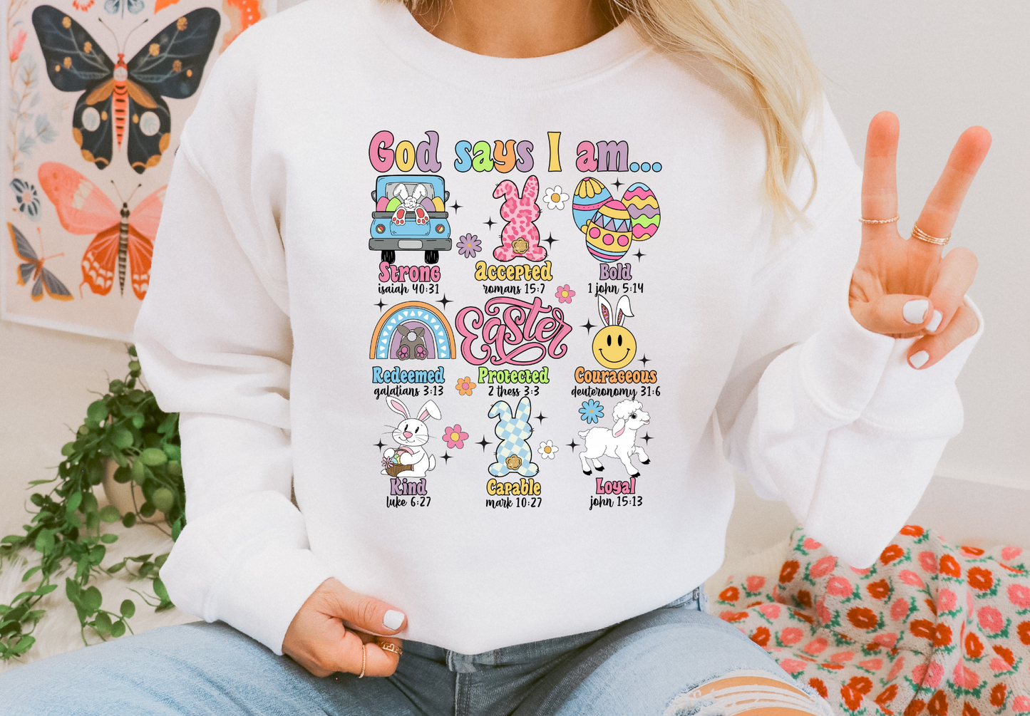 God Says I Am colorful