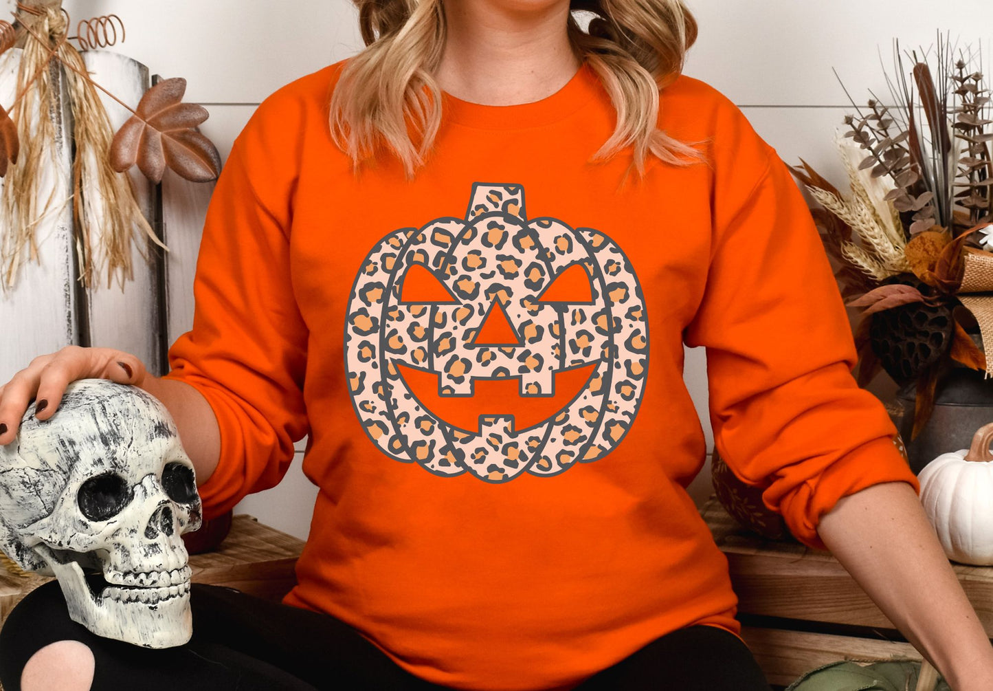 Leopard Jack O Lantern