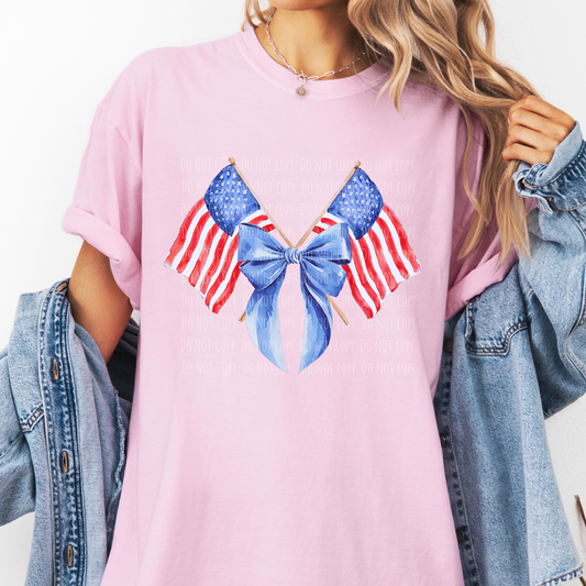 Watercolor Coquette Flags