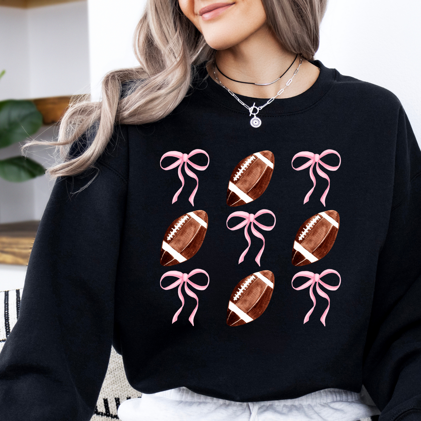 Pink Coquette Football