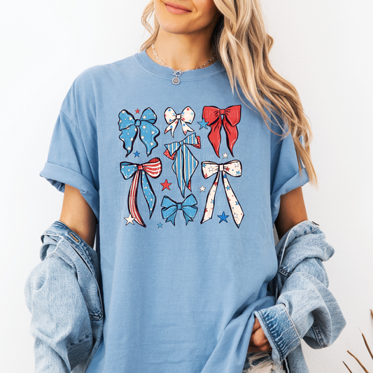 Patriotic Bow Collage