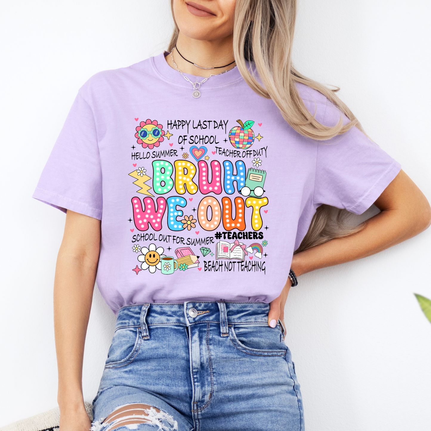 Bruh We Out Collage (black)