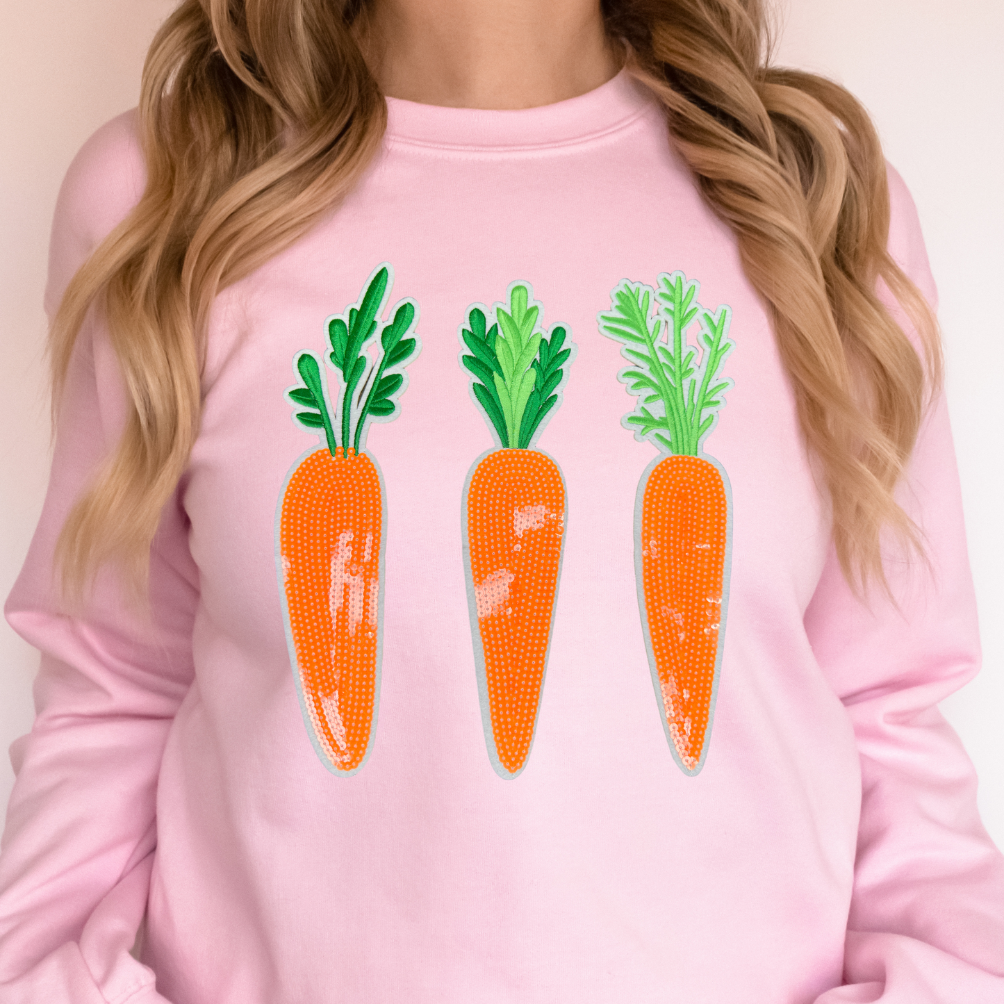 Sequin Carrots Patch Set