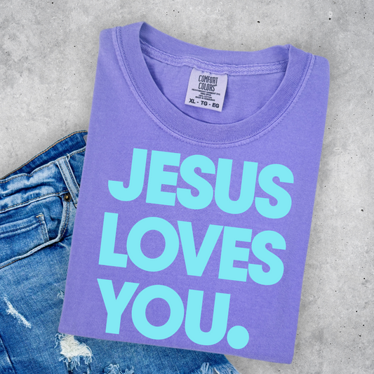 Jesus Loves You (blue)