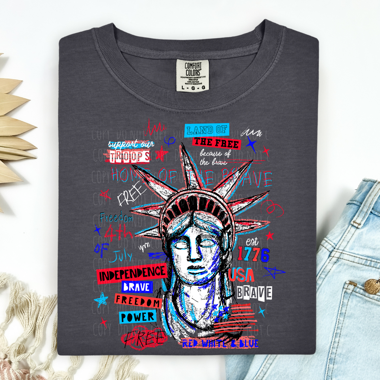 90's Style Patriotic Collage