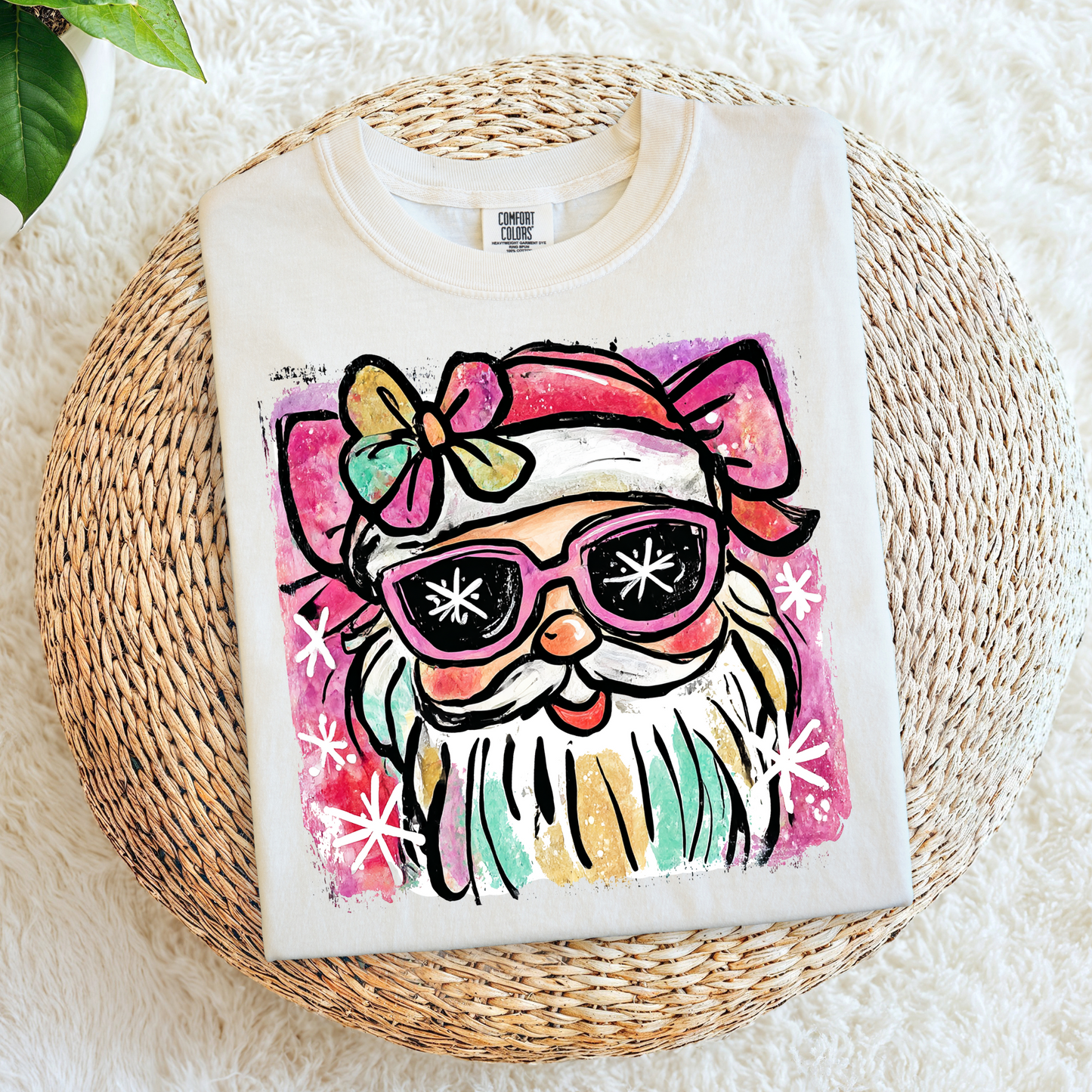 Brushstroke Santa
