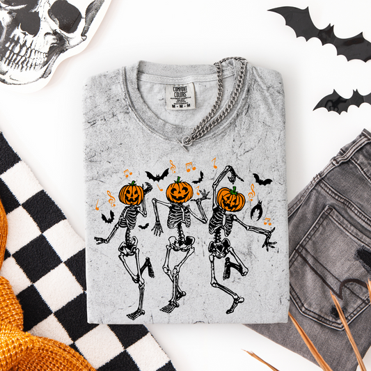 Dancing Pumpkin Head Skelly