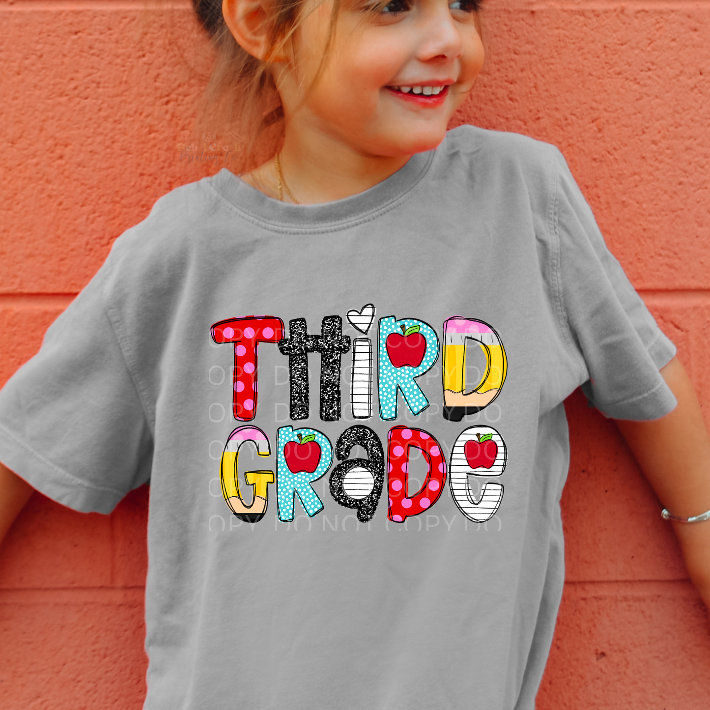 Third Grade Notebook Font