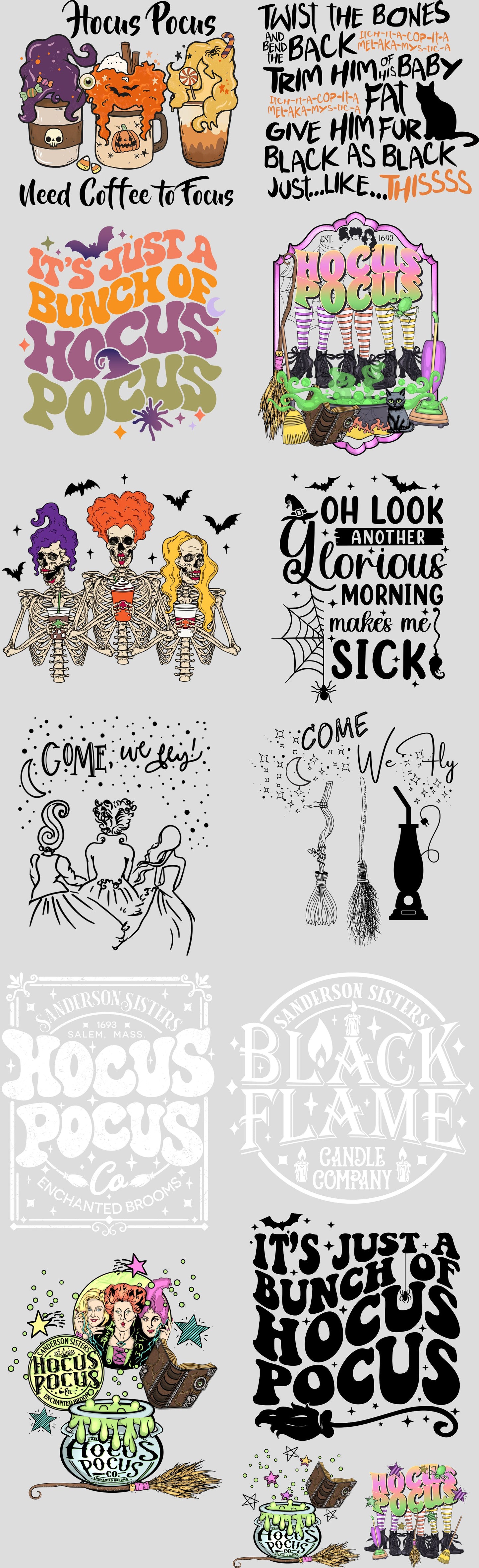 Silly Witches Premade Gang Sheet