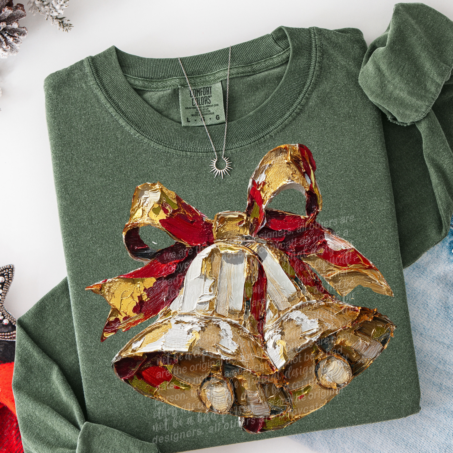 Painted Christmas Bells