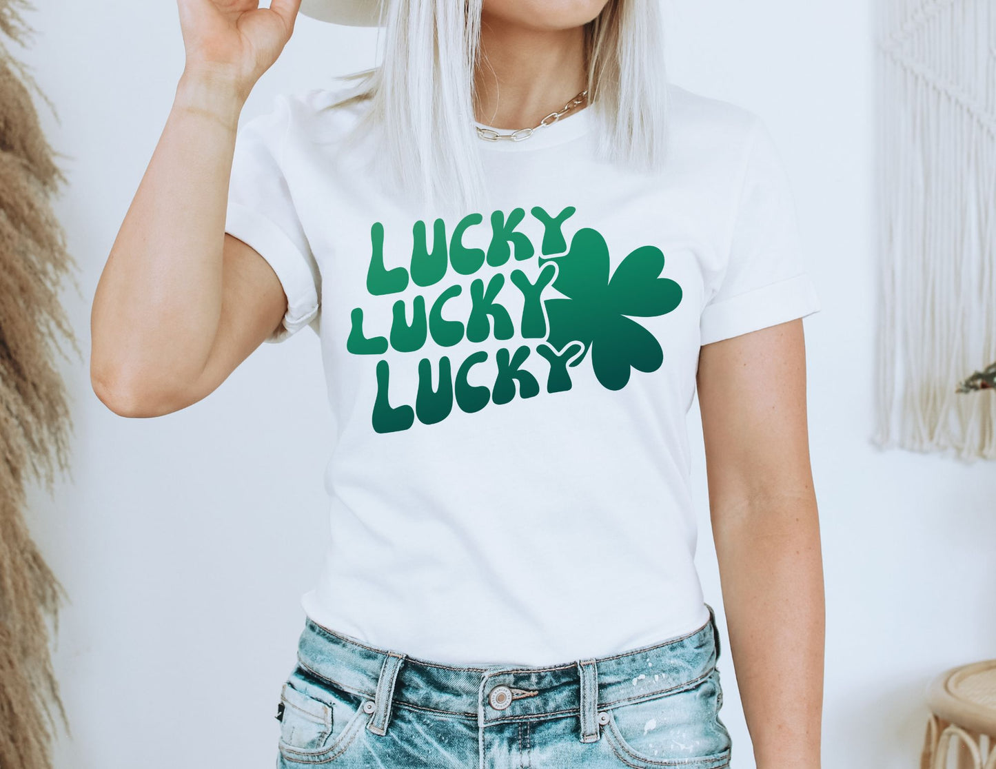 Lucky Stacked (green shamrock)