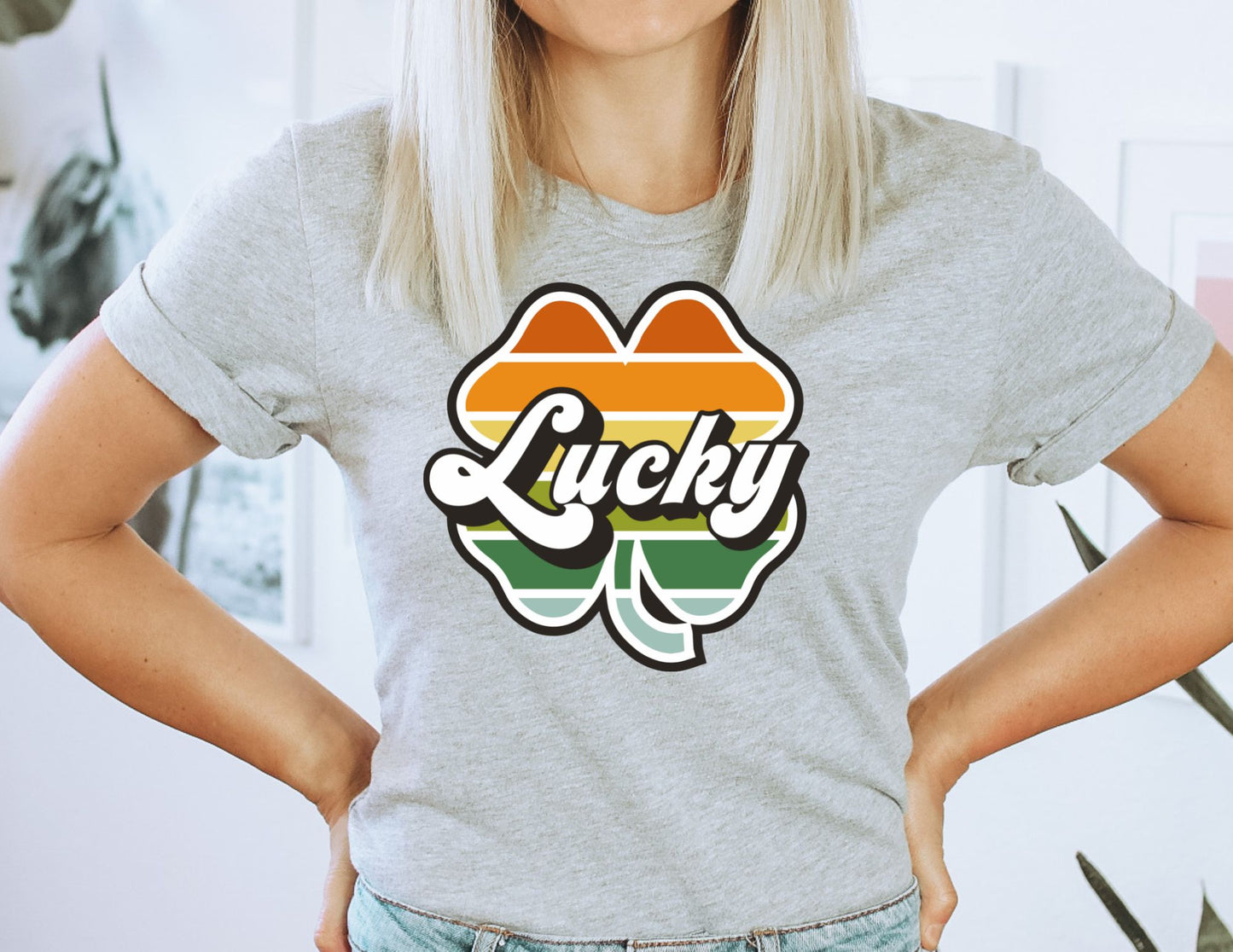 Lucky Retro Shamrock