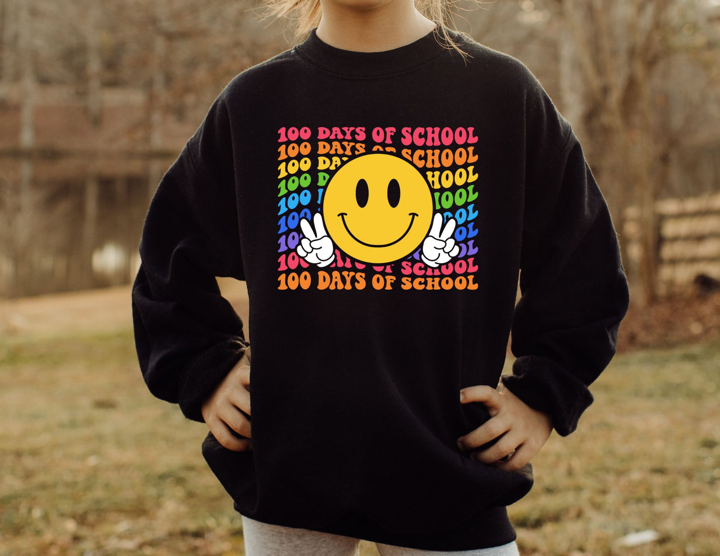 100 Days of School Peace Smiley