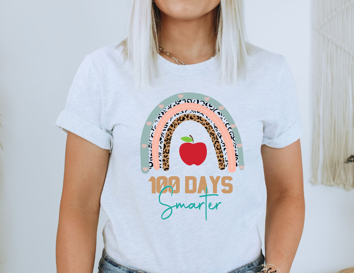 100 Days Smarter Rainbow (apple)