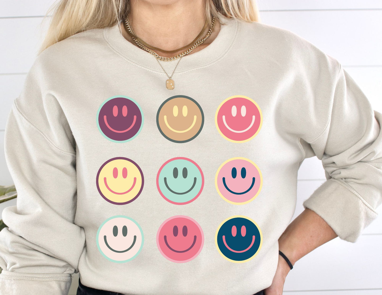 Smiley Stacked (boho)