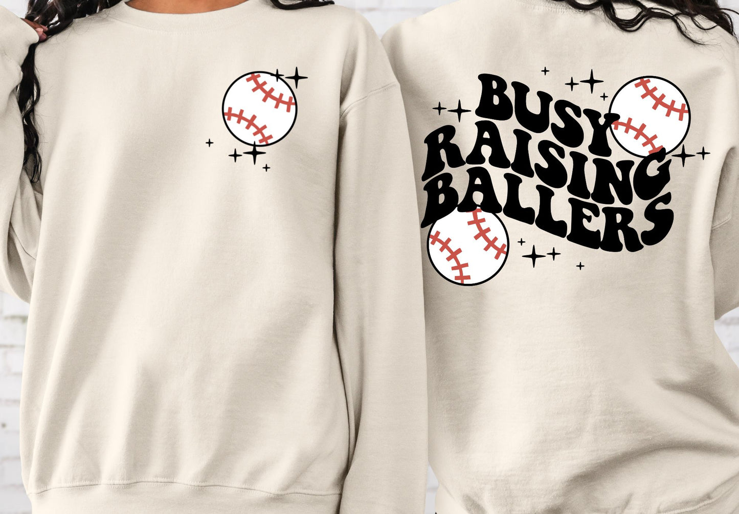 Busy Raising Ballers BACK ONLY