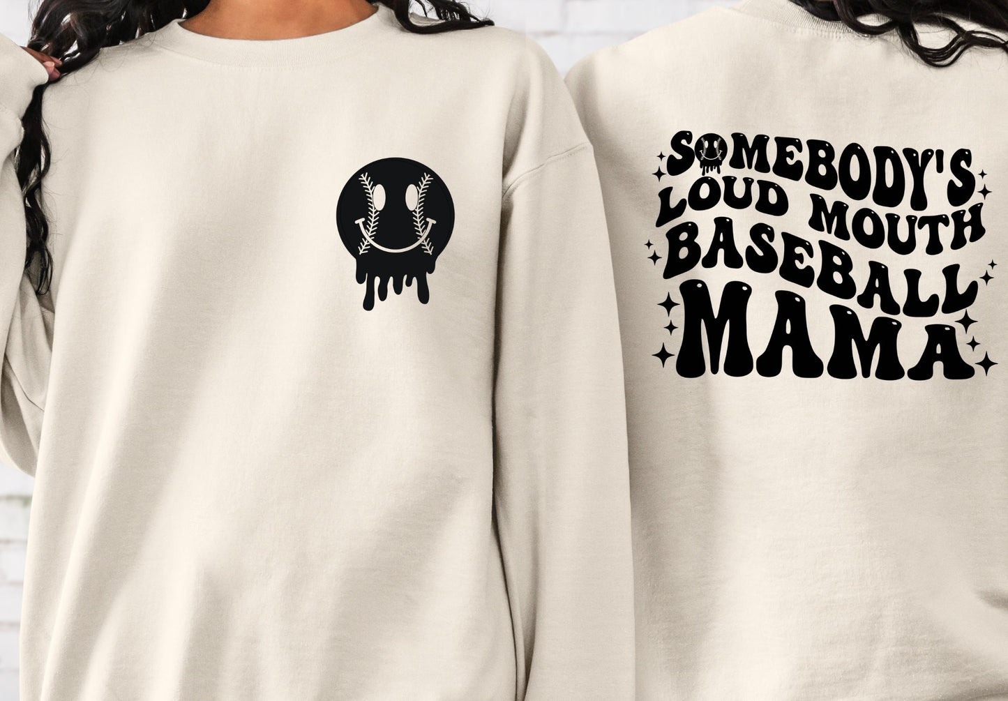 Loud Mouth Baseball Mama BACK ONLY