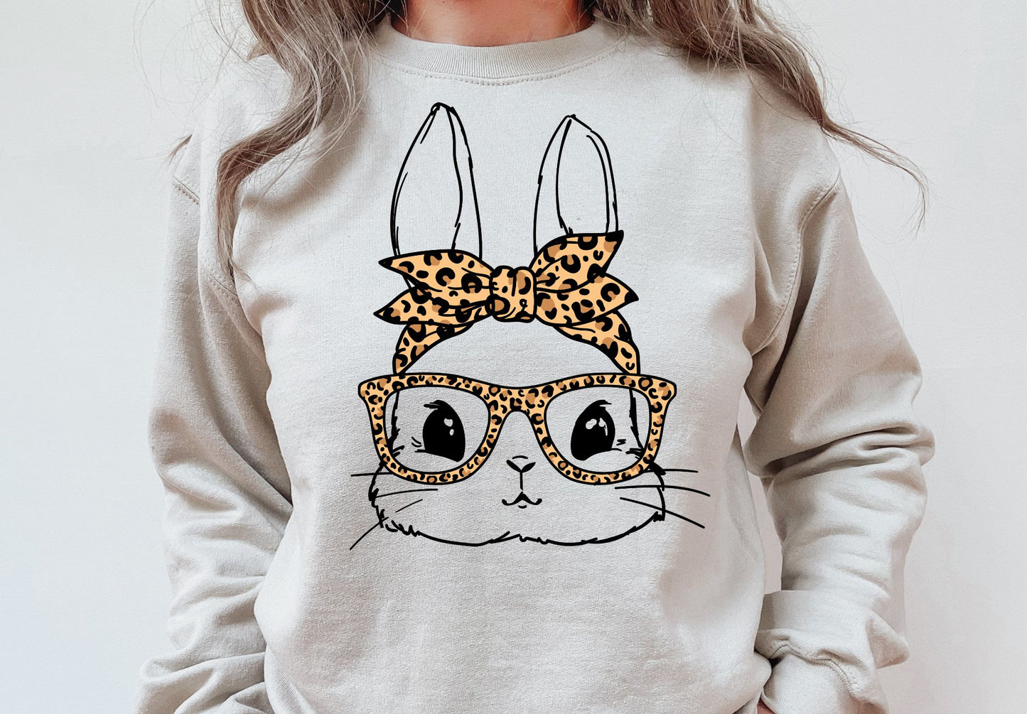 Bunny Outline leopard