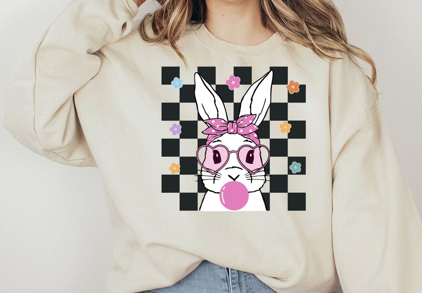 White Bunny checker