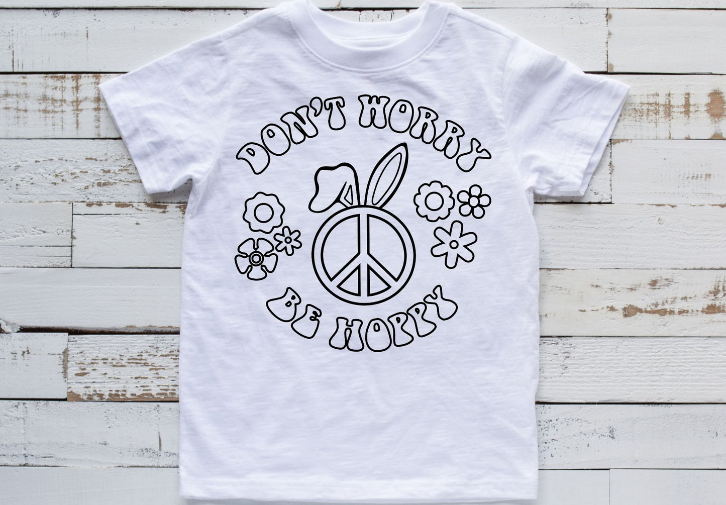 Don't Worry Be Hoppy coloring