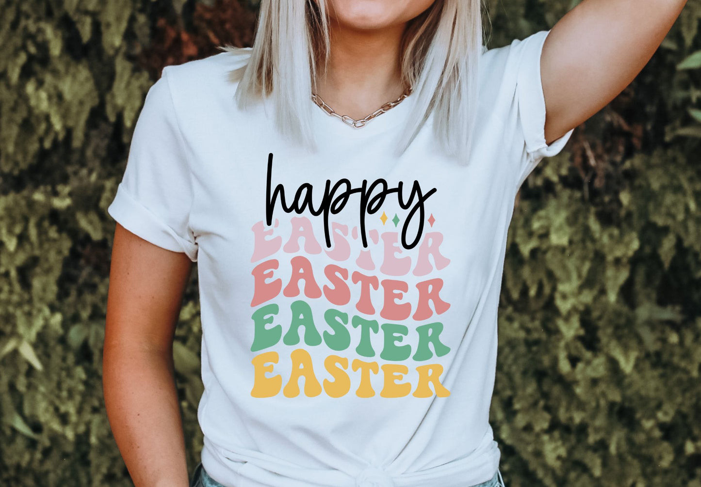 Happy Easter stacked