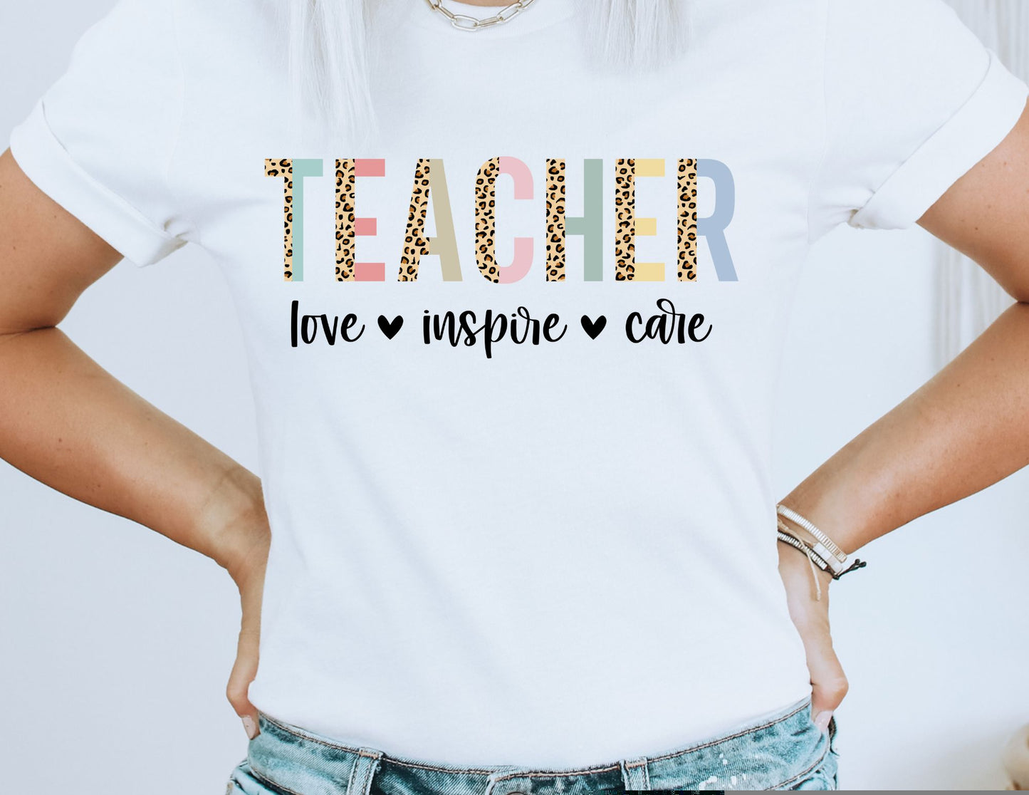 Love Inspire Care DTF Transfer