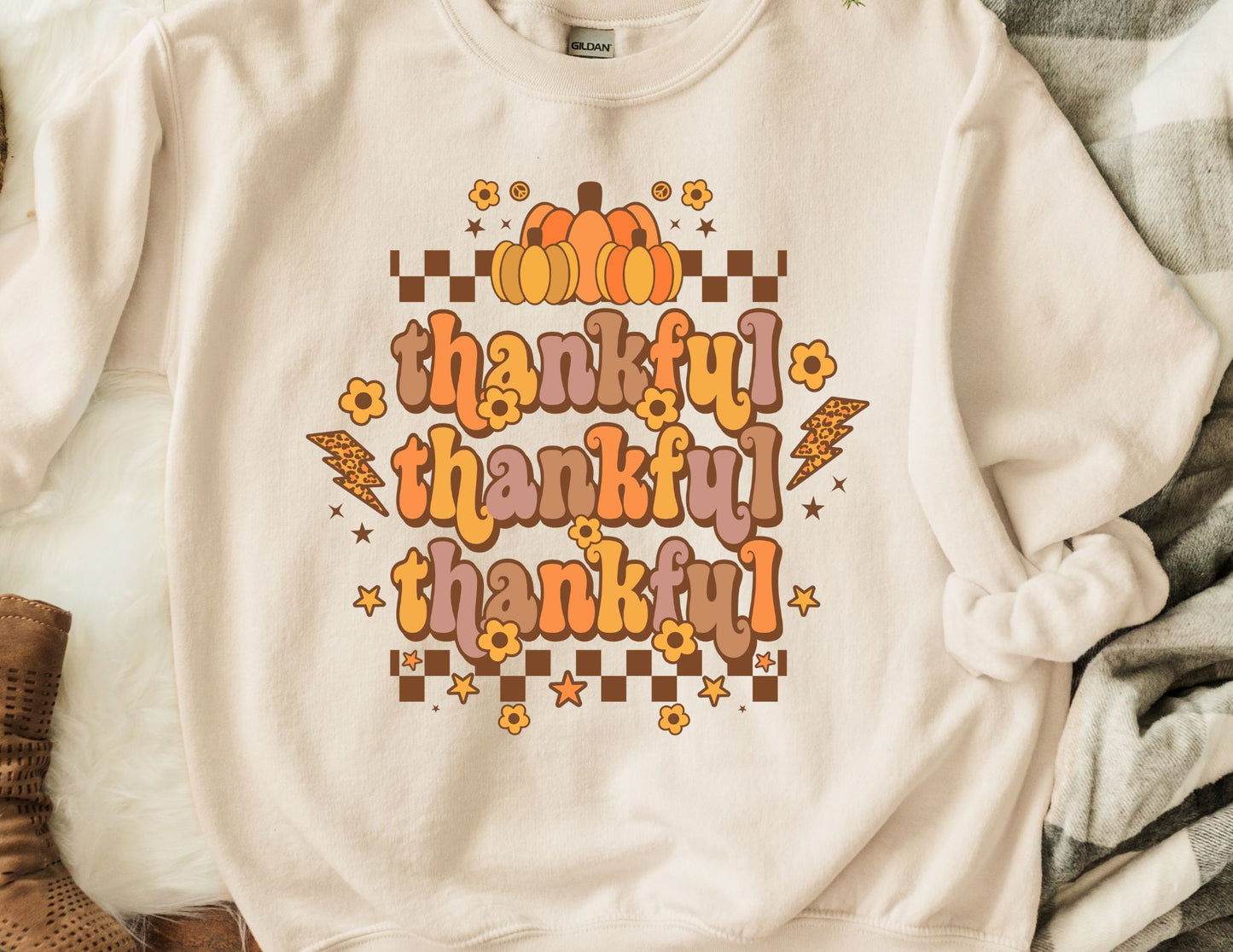 Thankful Reto DTF Transfer