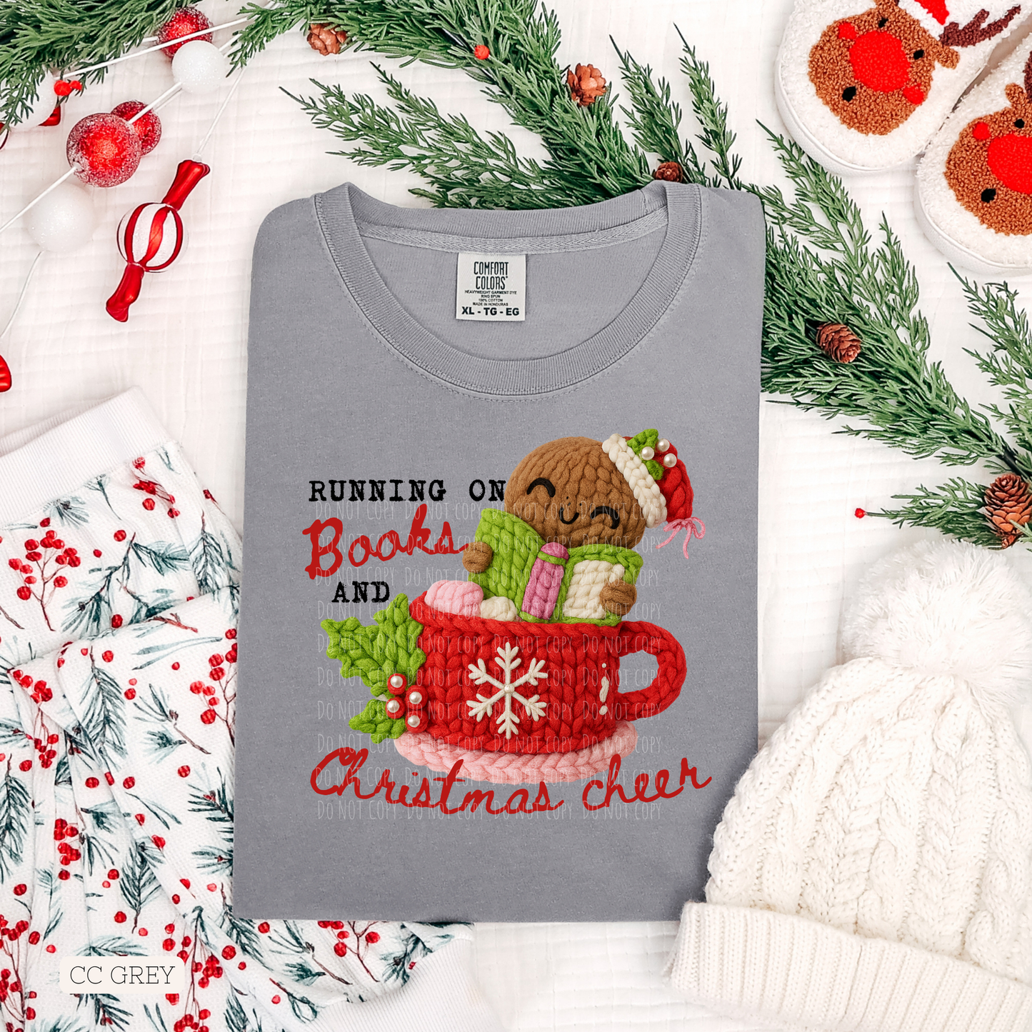 Faux Yarn Books and Christmas Cheer