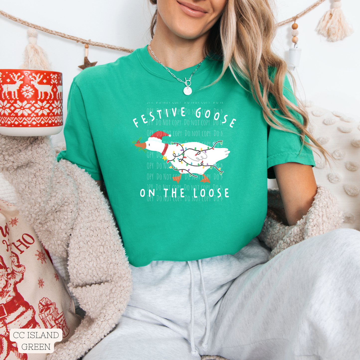 Festive Goose On The Loose