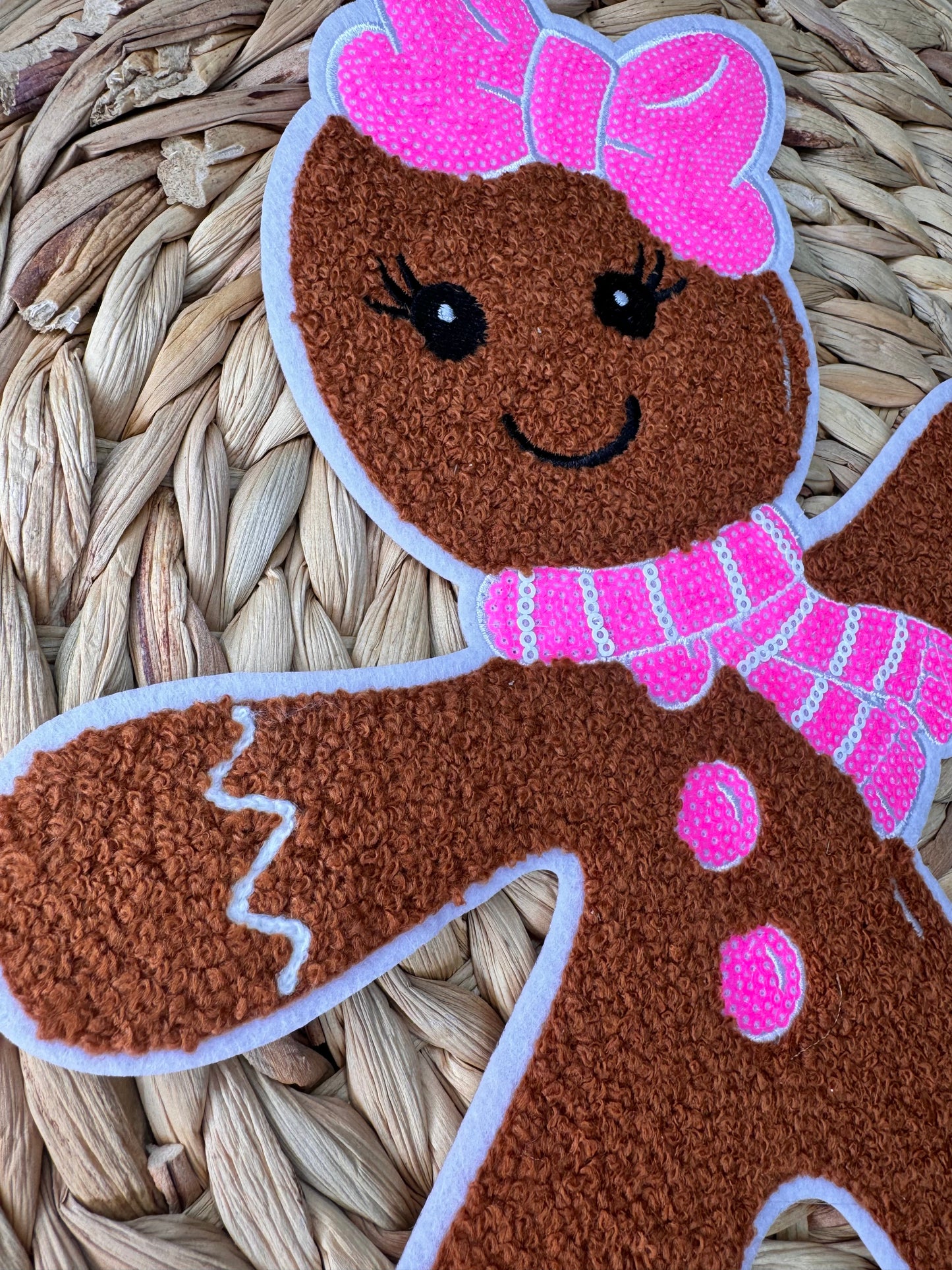 Gingerbread Chenille Patch