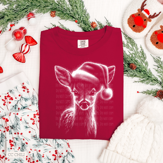 Halftone Christmas Deer