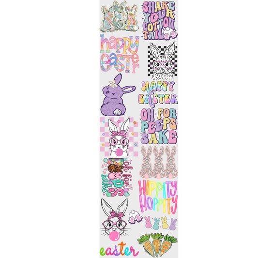 Happy Easter Premade Gang Sheet 22x72