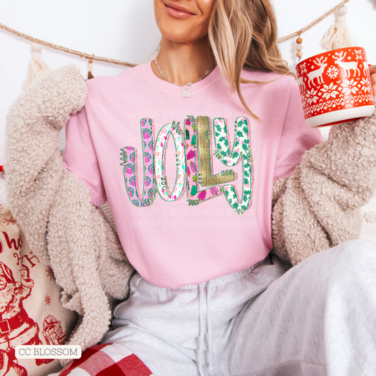 Cutesy Gold Foil Jolly