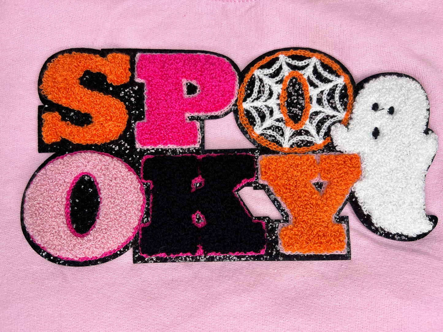 SMALL Spooky (pink and orange)