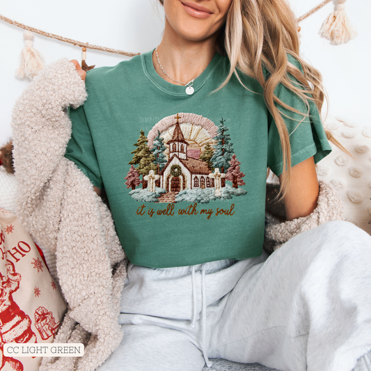 Faux Yarn It Is Well With My Soul