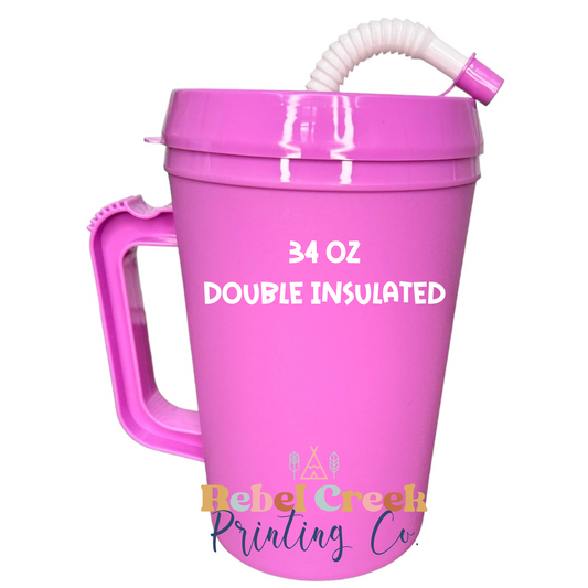 34oz Double Insulated Mug PURPLE