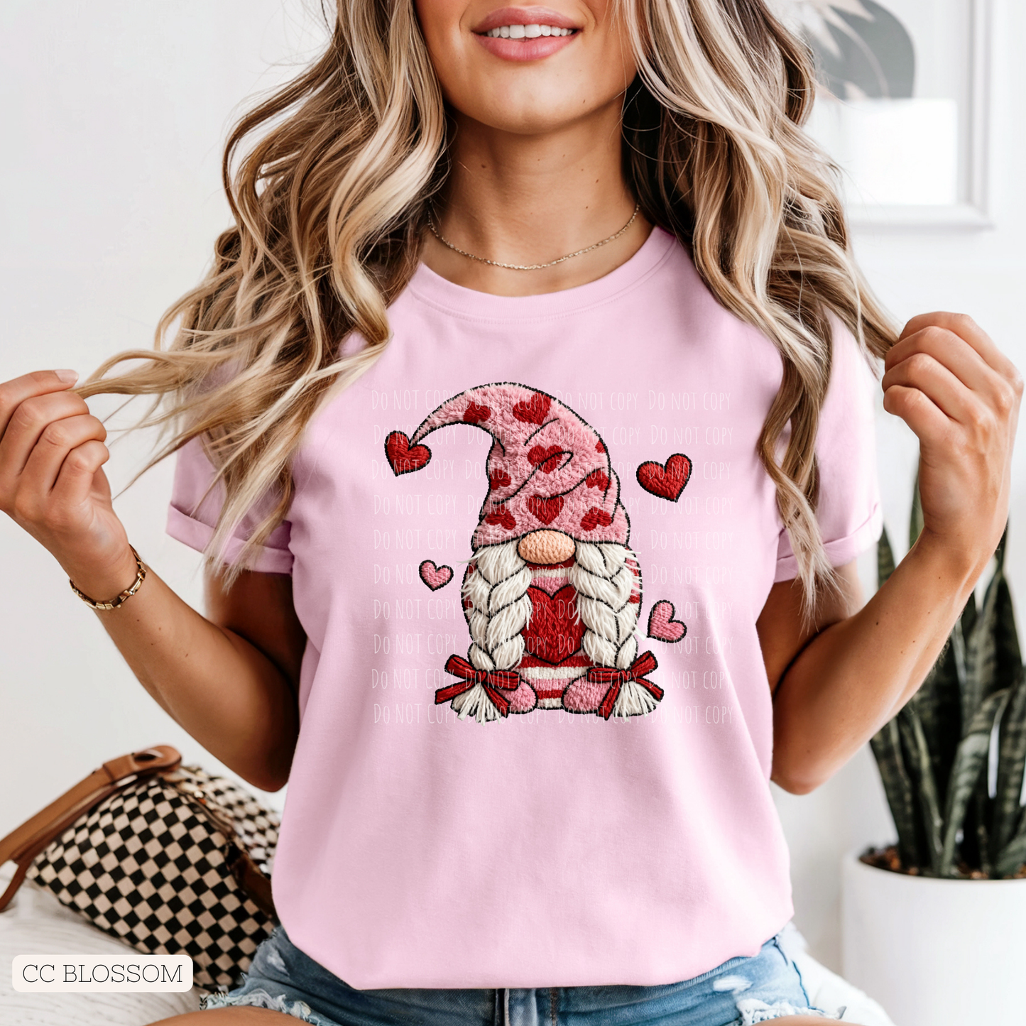 Faux Yarn Vday Gnome